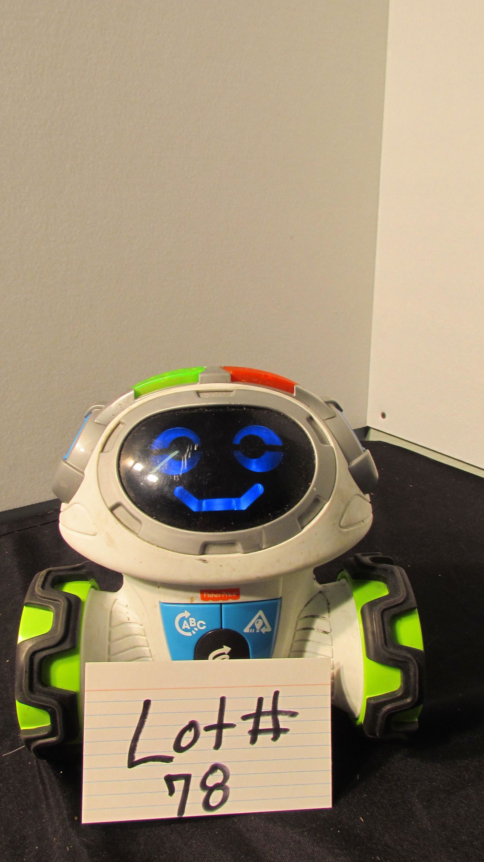 Lot ofFisher Price Toys: this is 2 vintage toys from fisher price Moby Robot working and poly poly Chime Ball