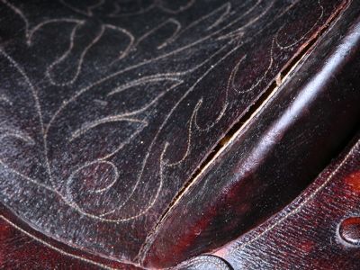 298E: Antique Kentucky Plantation Saddle - 3