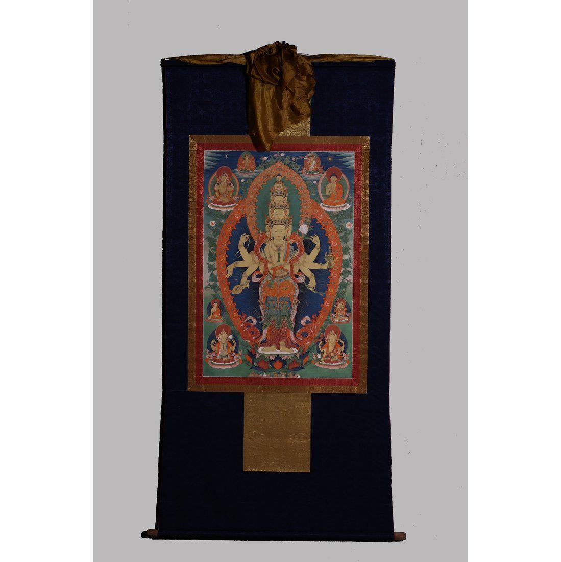 Qing Dynasty  Large size Thangka (1 of 9)