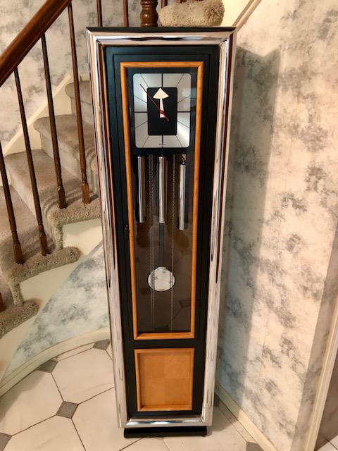 Arthur Umanoff for Howard Miller Modern Chrome Chiming (1 of 7)