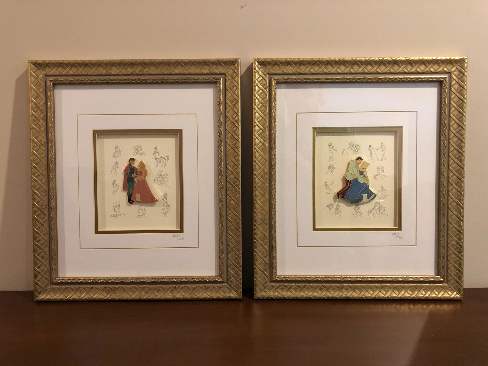 Disney Numbered Limited Edition Princess Pin Art Set (1 of 2)