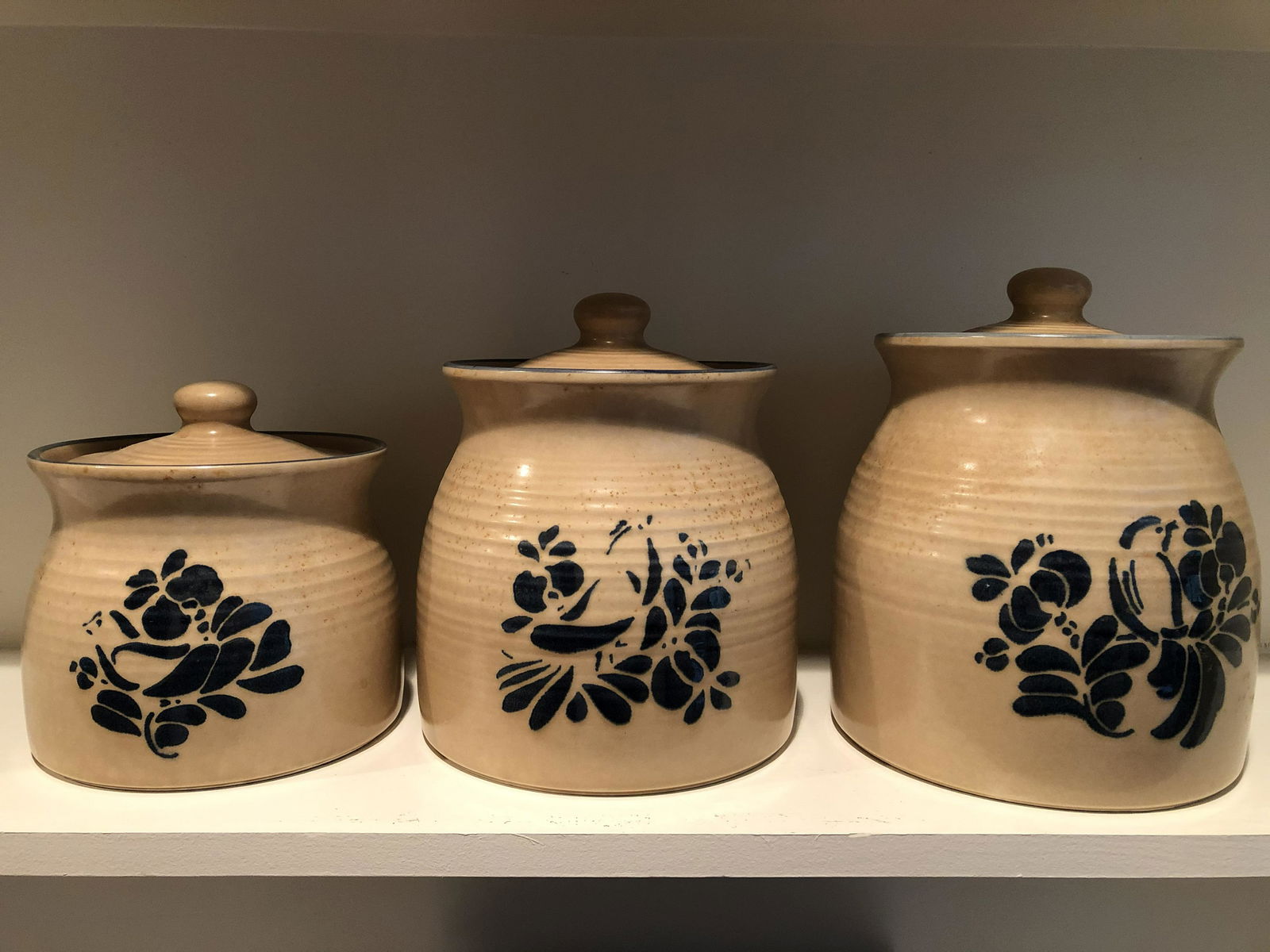 Pfaltzgraff Folk Art Canister Set (1 of 3)