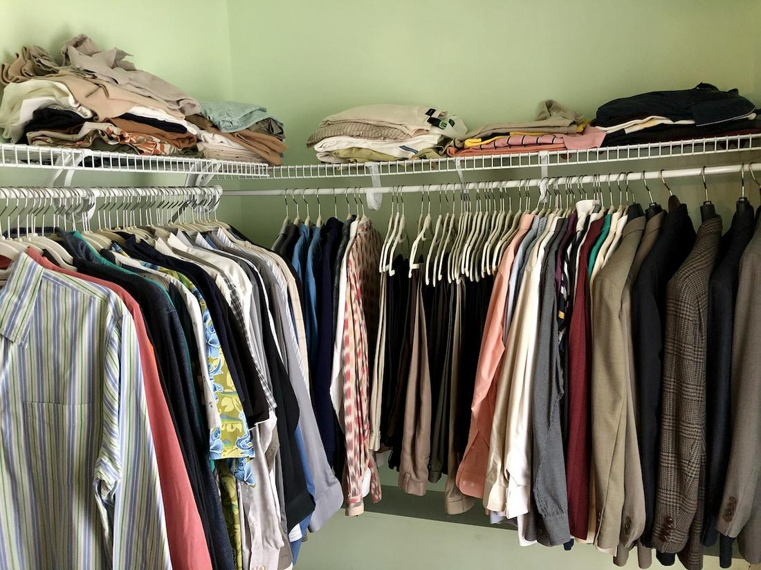 Mens Dressing Closent Full Contents (1 of 5)