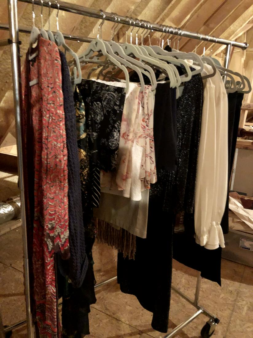 Attic Rack of Womens Designer Clothing (1 of 4)