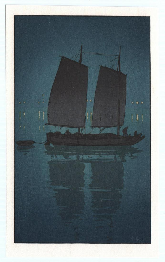 (after) Hiroshi Yoshida - Sailing Boat, Night NR (1 of 2)