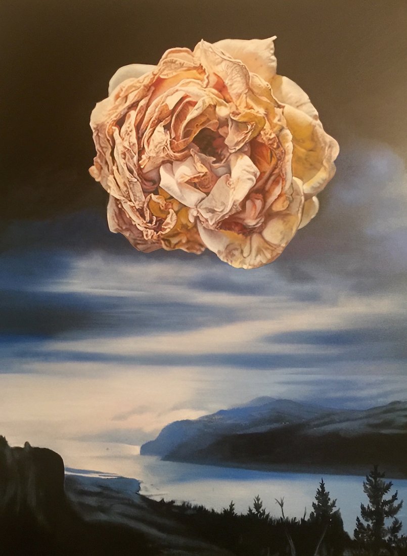 ROBERT BURATTI - Sub Rosa I, original print signed: Lithograph on paper, signed by the artist