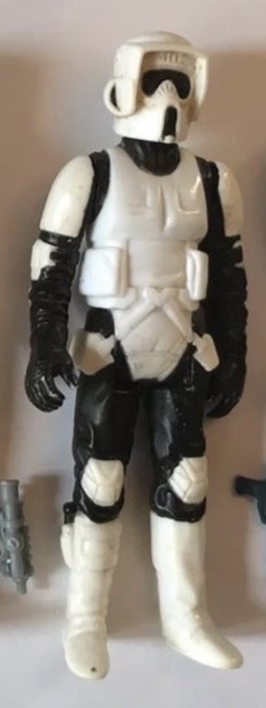 STAR WARS Vintage Kenner 1980s FOREST TROOPER: Empire Strikes Back. Rare release, perfect condition no box