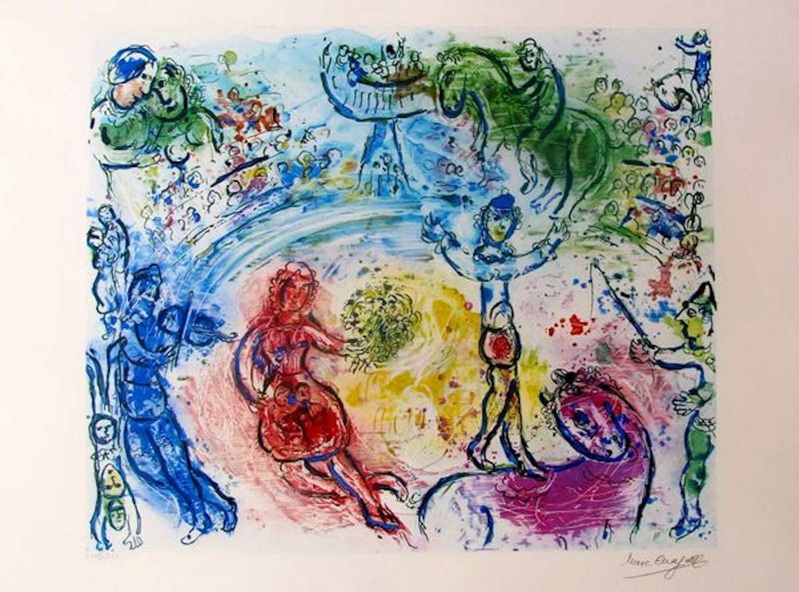 MARC CHAGALL - LE CIRQUEÃ®Signed Limited Edition (1 of 1)