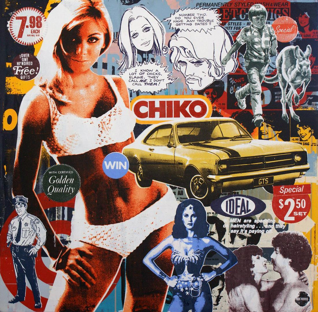 Nick Morris - Lots of Chicks, hand signed limited (1 of 1)