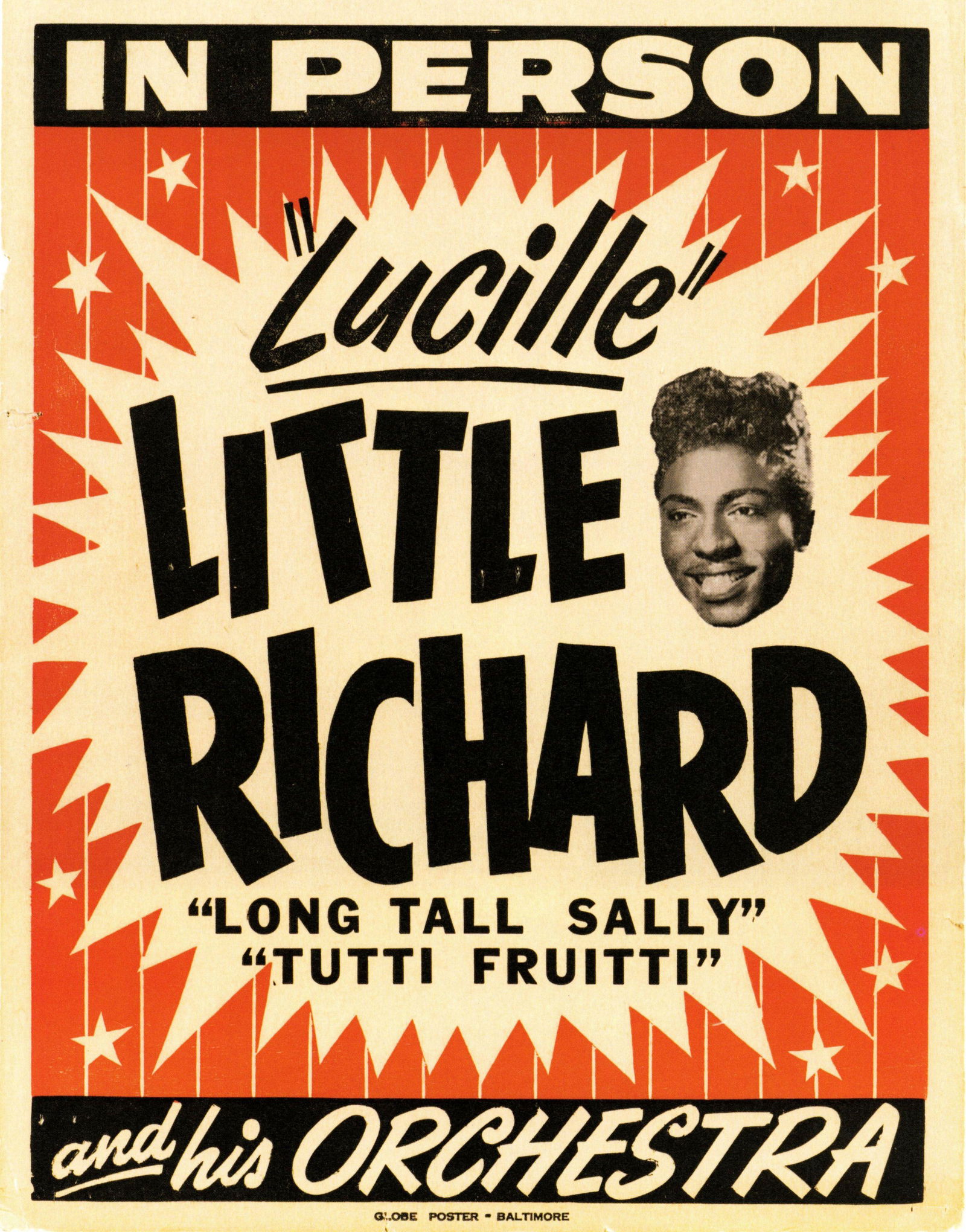LITTLE RICHARD, original vintage band poster (1 of 1)