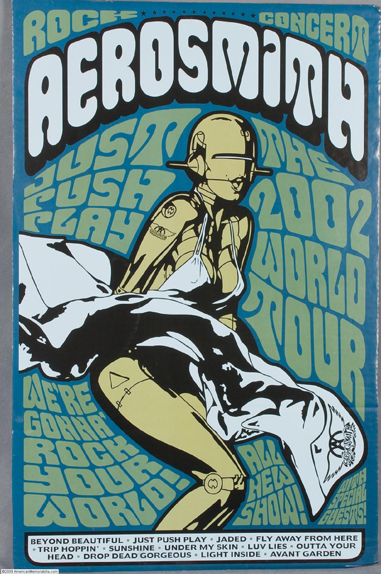 AEROSMITH, original vintage band poster (1 of 1)