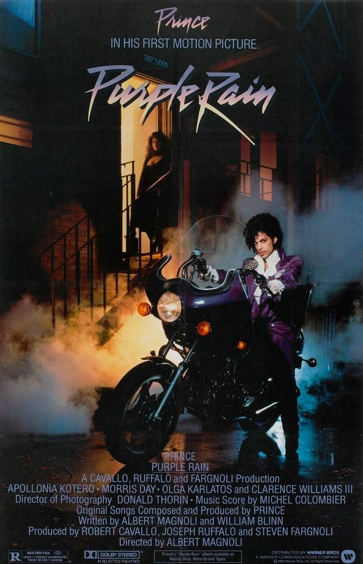 PRINCE - Purple Rain - cinema poster (1 of 1)