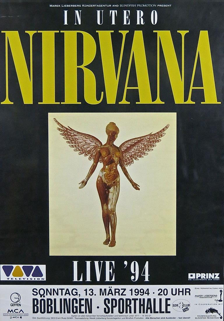 NIRVANA - concert poster (1 of 1)