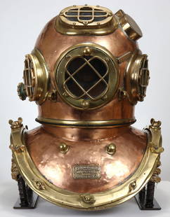 1930s A Schrader’s Son Antique Diving Helmet: This helmet was made by one of the famed and iconic manufacturers of the 19th and 20th Centuries, the A. Schrader’s Son Company. Located in Brooklyn, New York, this company would start making