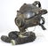 US Navy Bug Eye Diving Mask Type At Pearl Harbor - WWII - 3