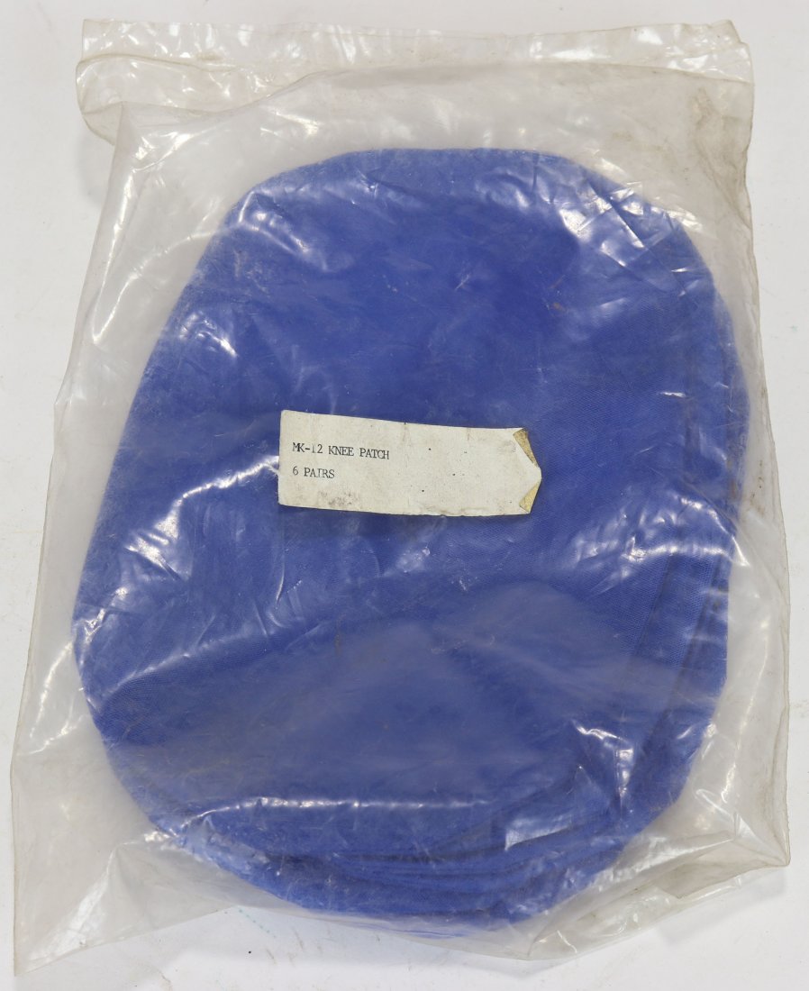 US Navy Mark 12 Diving Suit Knee Patch – 6 Pairs - NOS: US Navy Mark 12 diving suit knee patches. This new old stock package has 6 pairs. All items will be shipped with a signature required upon delivery and full insurance either via FedEx or the USPS. Wor