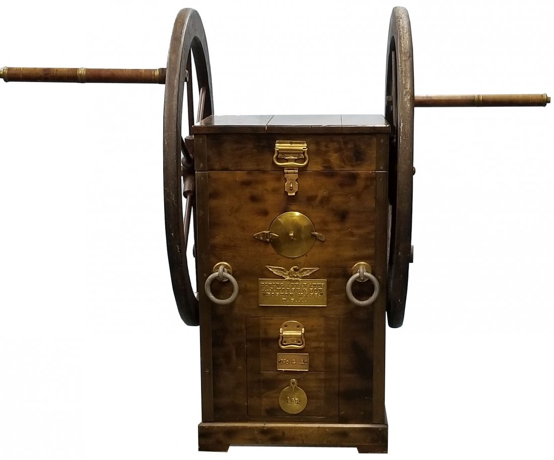 Impressive Restored A.J. Morse & Son 2a Diving Air Pump: One of the most attractive and popular diving air pumps made by the A.J. Morse & Son Company was the model 2 and later 2a. The model 2a was single diver manually driven air pump that would allow a div