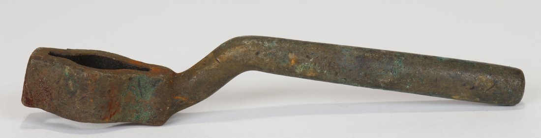 Antique Diving Helmet Wing Nut Spanner Wrench: Antique diving helmet wrench for the applying and removing breastplate wing nuts. Standard shape that fits Mark V style wing nuts. Measures 7.5 inches long. This style makes removing tight wing nuts m