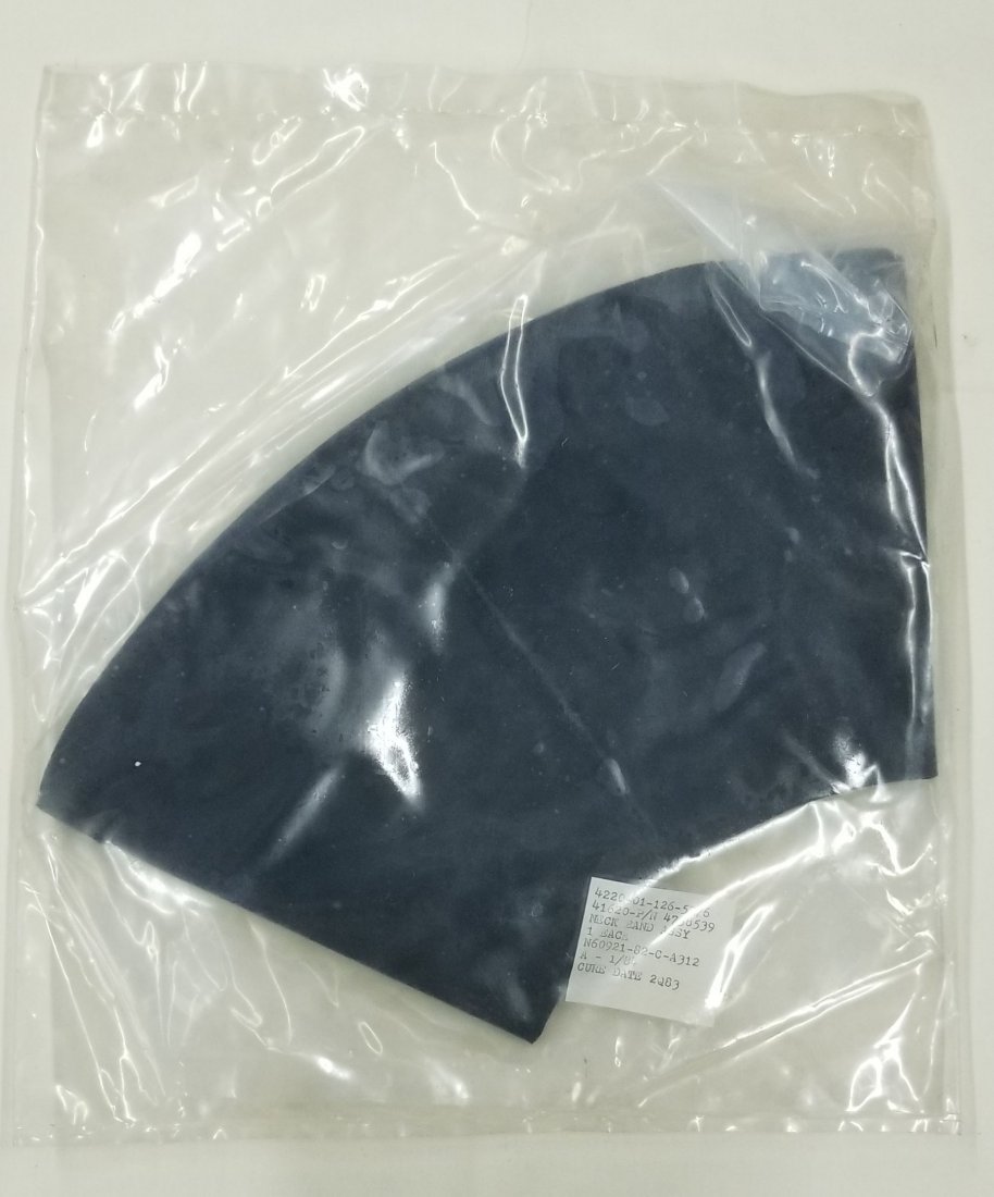 Mark 12 Diving Helmet Neck Band Assembly NOS #3: New old stock (NOS) sealed Neck Band Assembly for Mark 12 diving helmet.