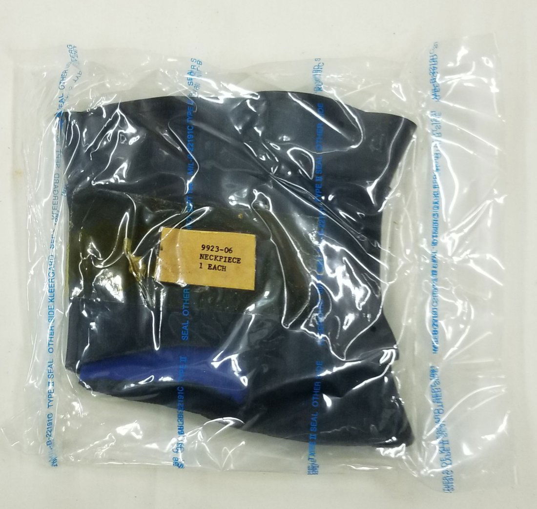 Mark 12 Diving Helmet Neckpiece Sealed #2: New old stock (NOS) Mark 12 helmet neckpiece, 1 sealed.