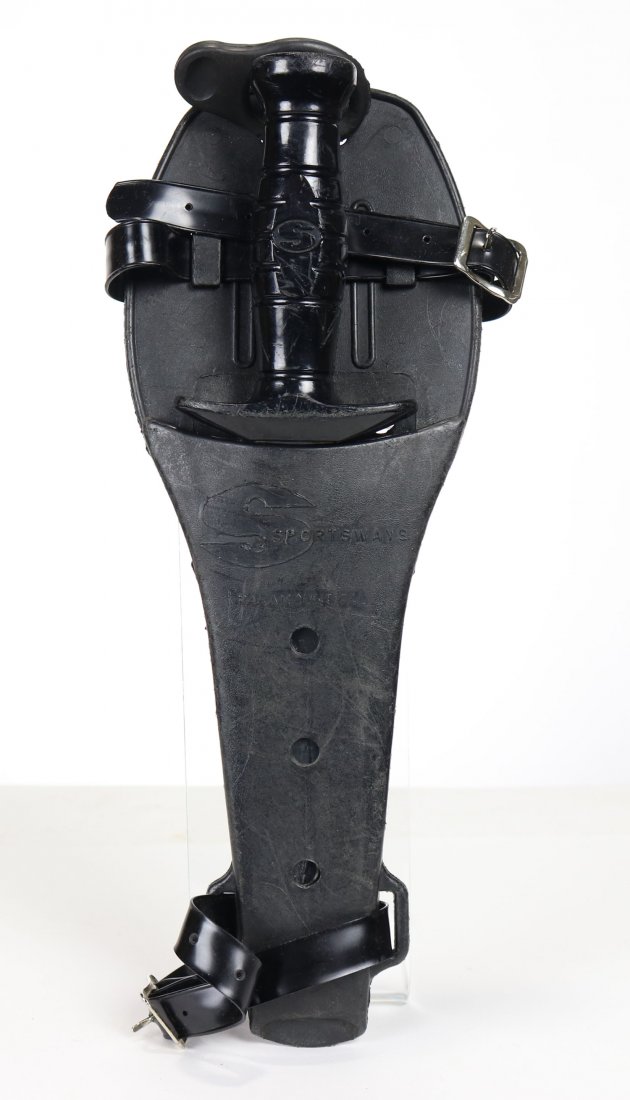 Vintage Sportways SCUBA Diving Knife: Nice vintage Sportways diving knife. Sportways logo on plastic sheath as well as knife blade and handle. Blade measures just over 7 inches long. Inch marks up to 6 on one side of blade. Used, see phot