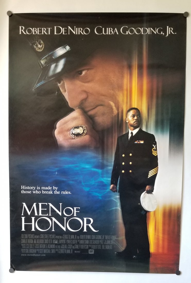 Men of Honor DeNiro Gooding Jr Movie Poster: Men of Honor 1 sheet size movie poster. Rolled like new. 27x41 inches.