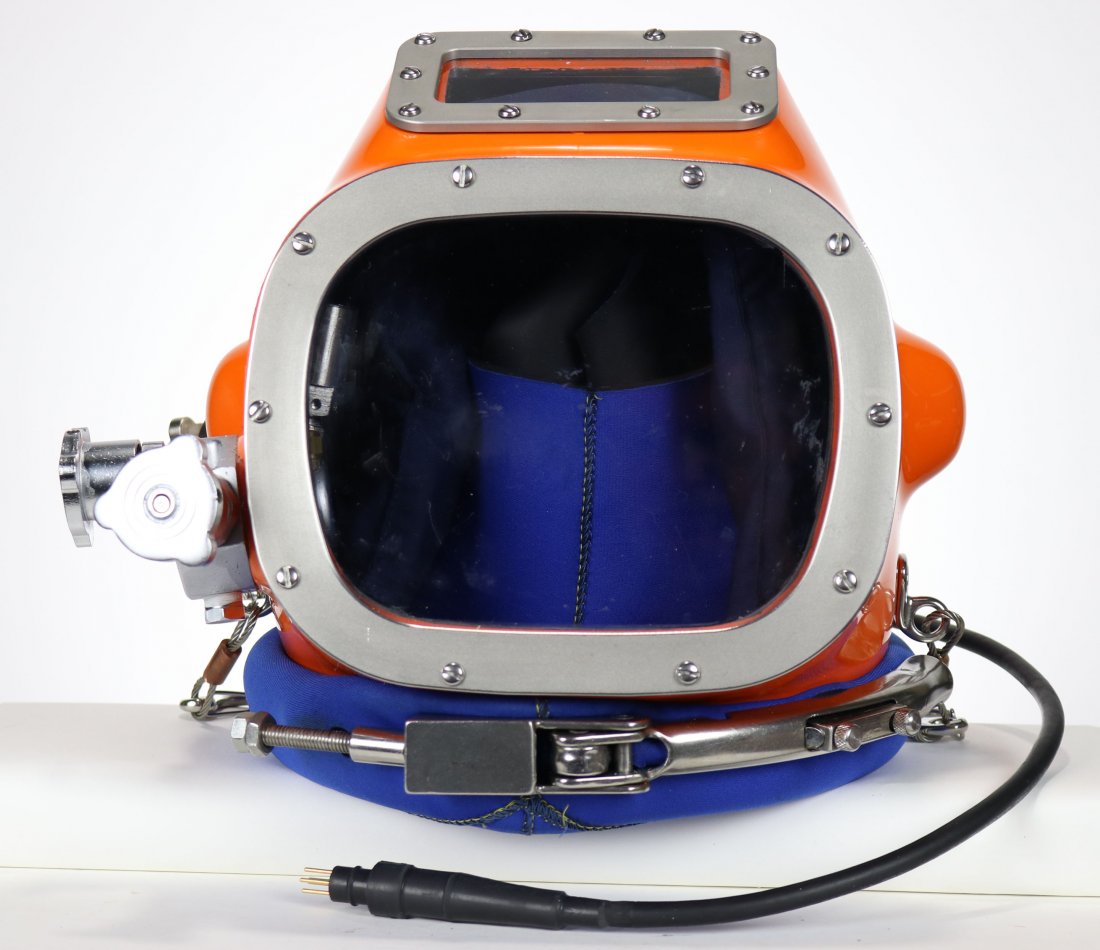 Prototype DIVEX AH3 Special Diving Helmet 1 of 5: Possibly the nicest example of a very seldom seen General Quadyne / DIVEX AH3 diving helmet known to exist! The helmet has been in a private collection for years, kept in the beautiful condition as se