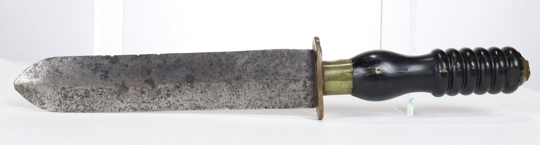 Siebe Gorman & Co Vintage Divers Knife: Vintage divers knife. This example was made by the famed Siebe Gorman & Company in London. Knife was part of lots of jobs in its day, resulting in its well-used condition. While difficult to read, one