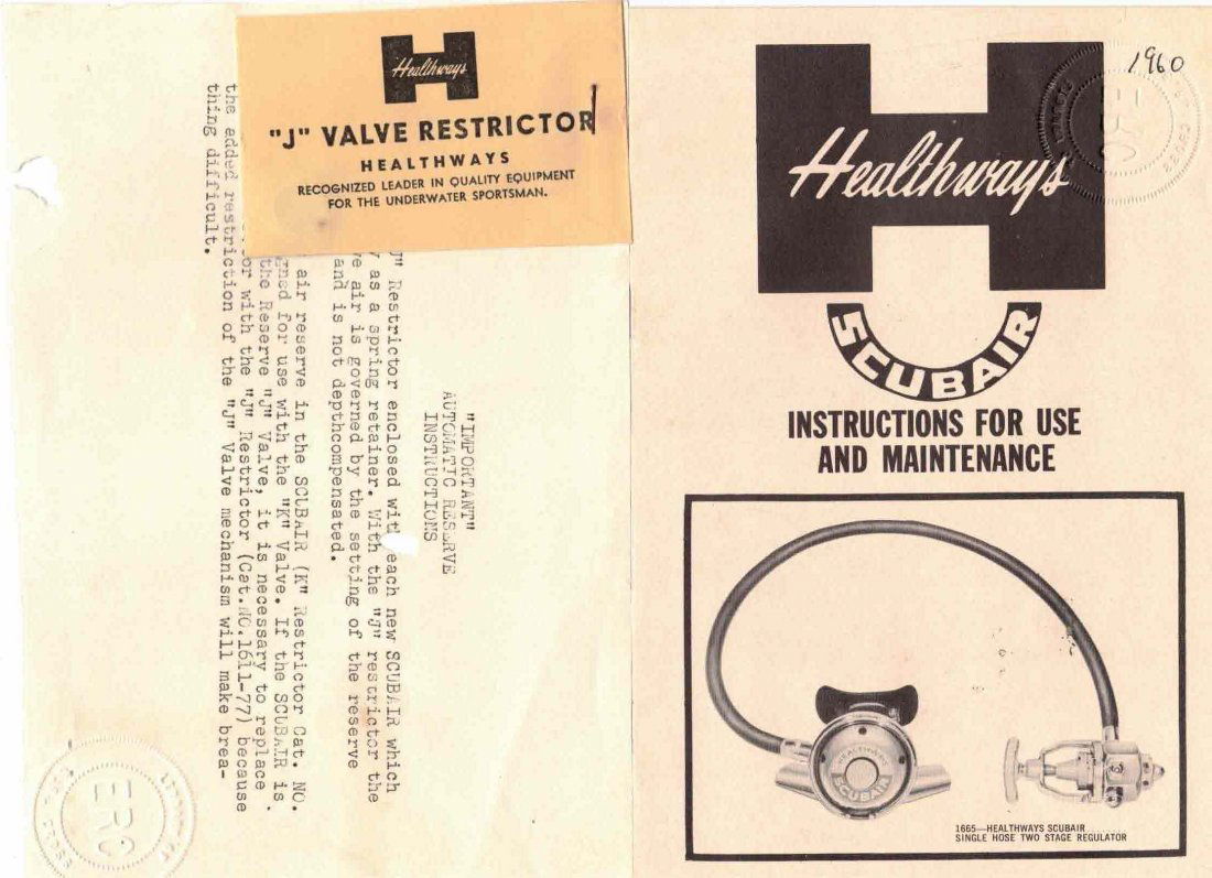 Healthways Scubair Manual 1960 Oct 31 Nation S Attic Inc In Ks Healthways Scubair Manual 1960 Oct 31 Nation S Attic Inc In Ks