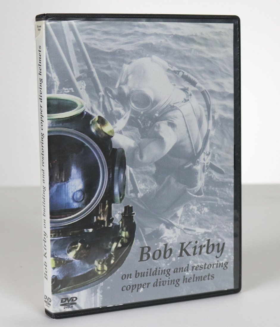 Bob Kirby Building & Restoring Copper Diving Helmets DV: Relatively limited DVD with Bob Kirby sharing his knowledge and expertise in building and restoring the copper & brass diving helmets. Circa 2005.