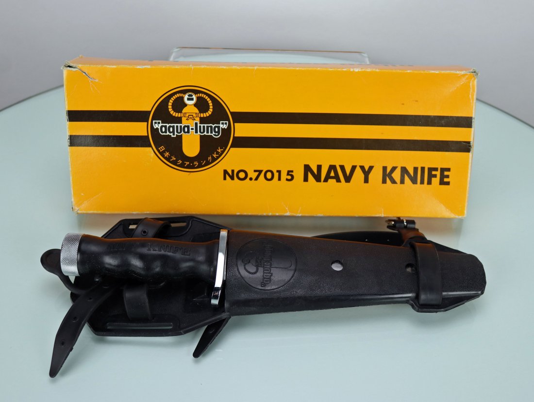 Like New US Divers Navy Knife Dive Knife In Original Bo (1 of 7)