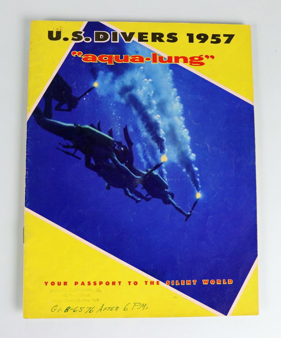 1957 US Divers Aqua-Lung Scuba Equipment Catalog (1 of 4)
