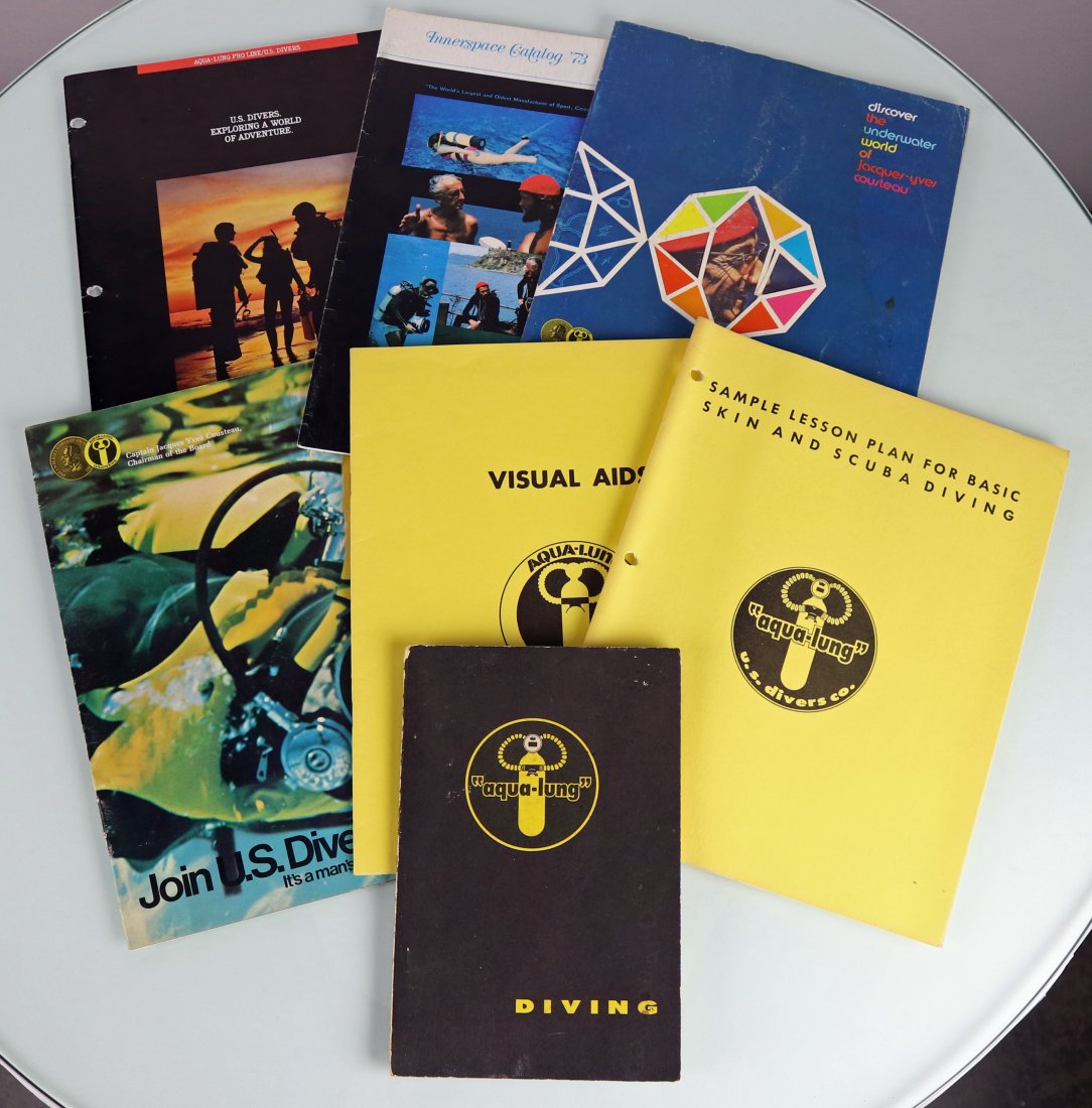 7 US Divers Product Catalogs & Booklets 1960s to 1980s (1 of 1)