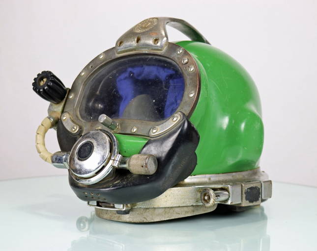 Consignment Kirby Morgan® SL17B Helmet w/ Brass * SOLD* - Dive Commercial  International