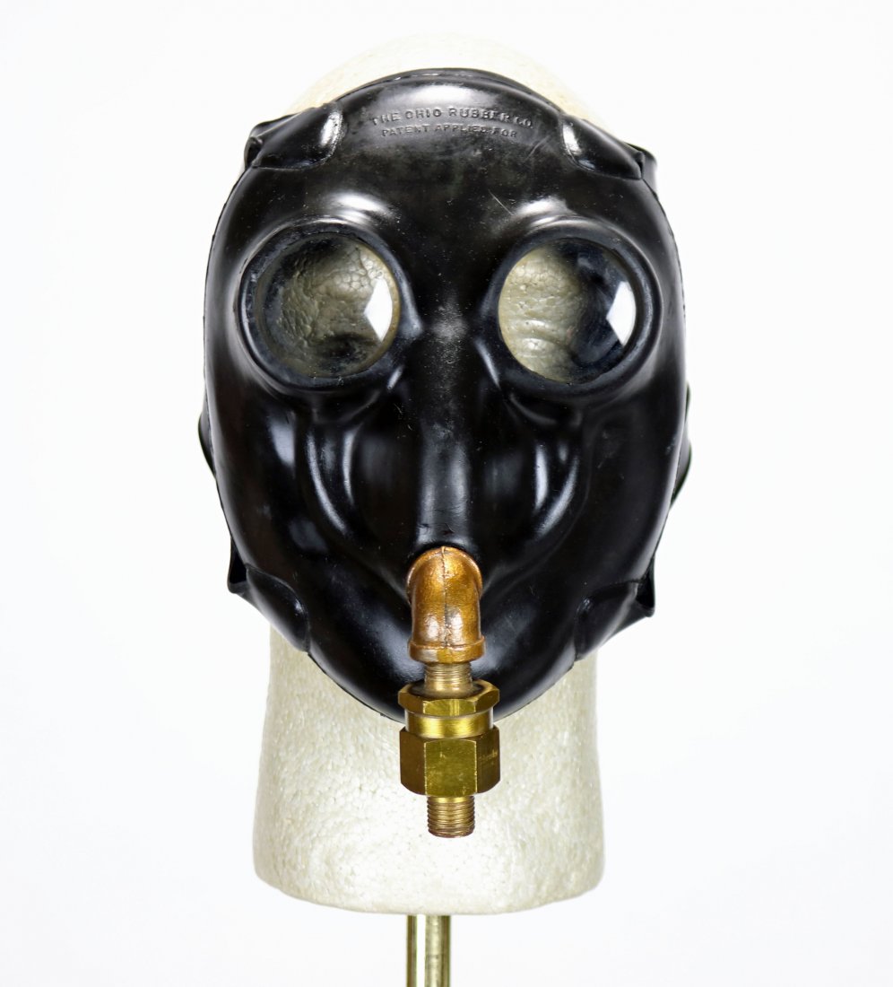 World War II Ohio Rubber Company Diving Helmet Mask (1 of 6)