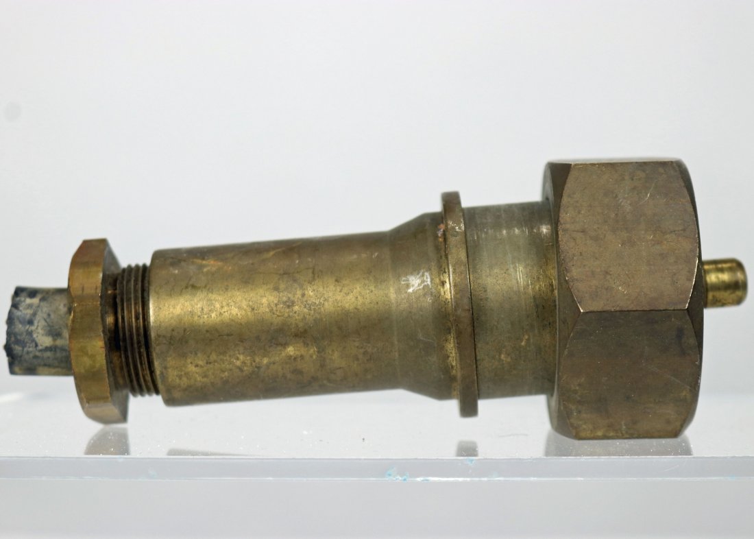 WW2 BTE Mark V Diving Helmet Single Pin Comms Fitting (1 of 3)