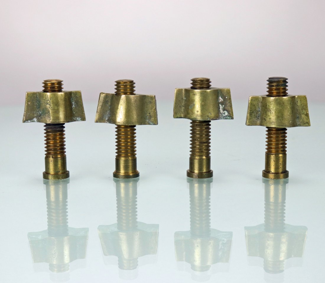 4 Diving Helmet Wing Nuts & Breastplate Studs Mark V (1 of 3)