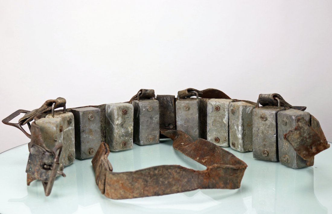 Heavy Hard Hat Divers Weight Belt w/ 11 Lead Weights (1 of 2)