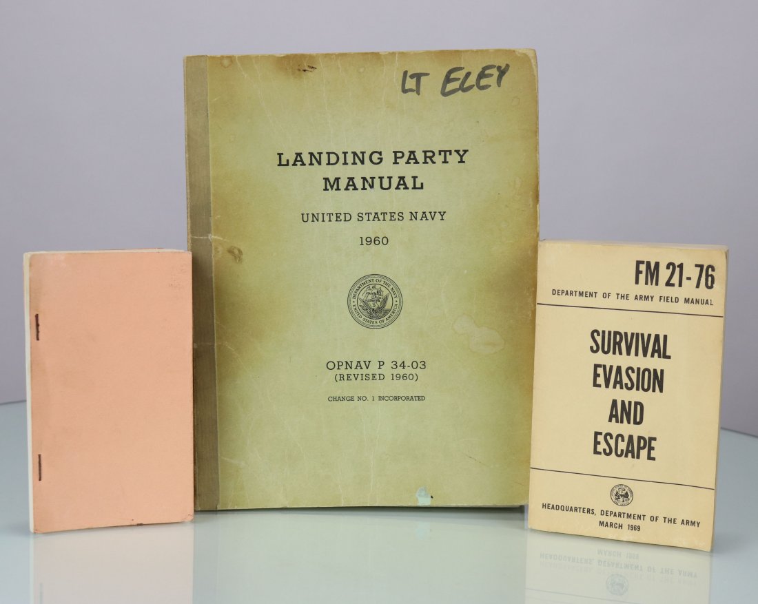 3 Navy Survival, Landing Party & Special Forces Manuals (1 of 4)