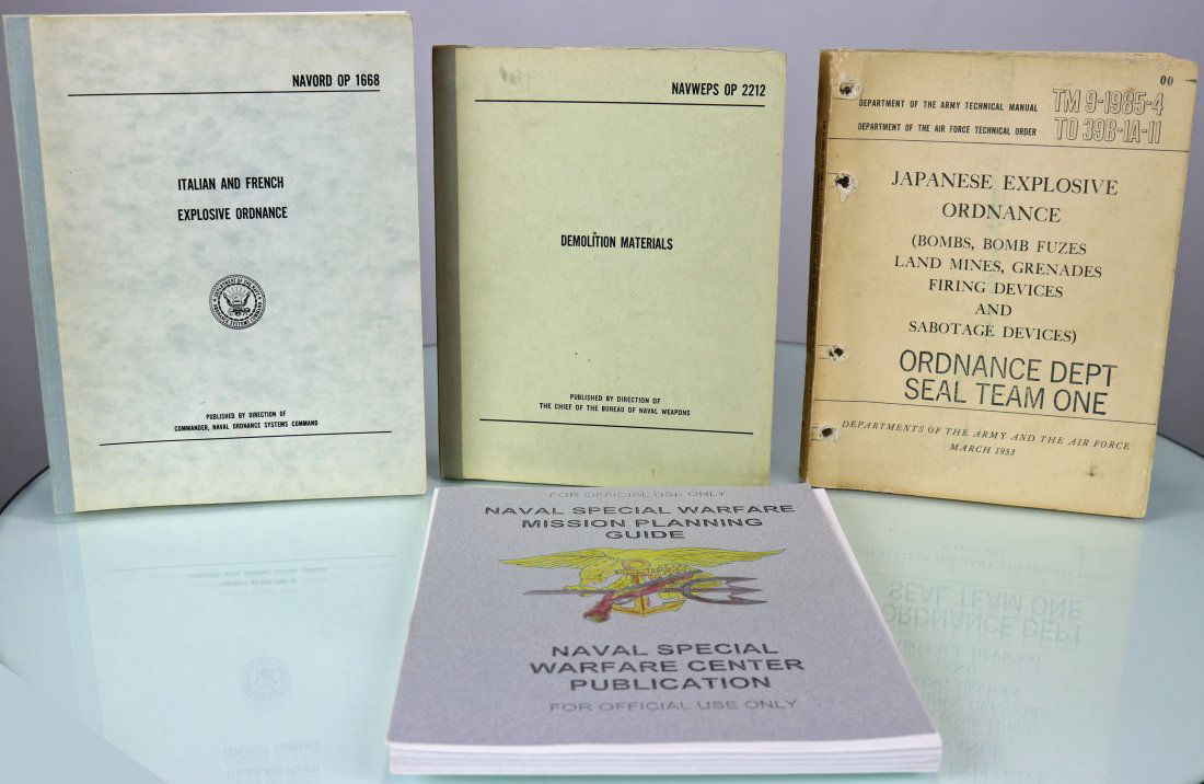 3 Explosive Ordnance Manuals & Navy Seal Planning Guide (1 of 1)