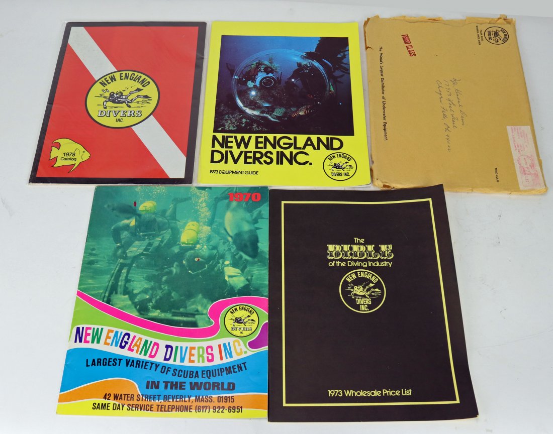 16 Vintage Scuba & Commercial Dive Catalogs & Magazines (1 of 3)