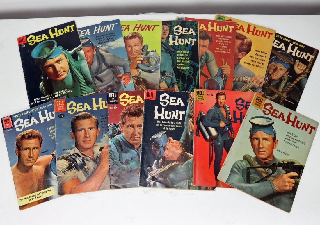 Sea Hunt Lloyd Bridges Dell Comics Complete Run of 13 (1 of 14)