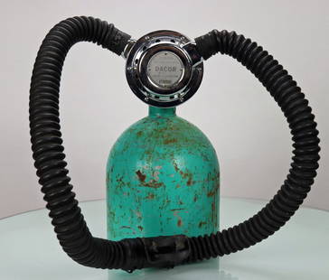 Dacor Model C-3 Clipper Two Stage Double Hose Regulator: Nice original DACOR Clipper Model C-3 two stage double hose regulator. This example was likely produced in late 1960s and features the Skokie, ILL address on the tag. Chrome body is in good condition