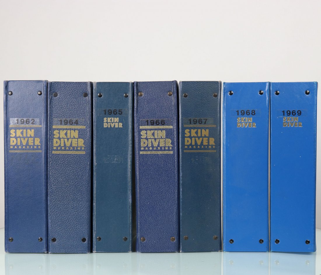 Skin Diver Magazines In Publishers Binders 1962 to 1969 (1 of 2)