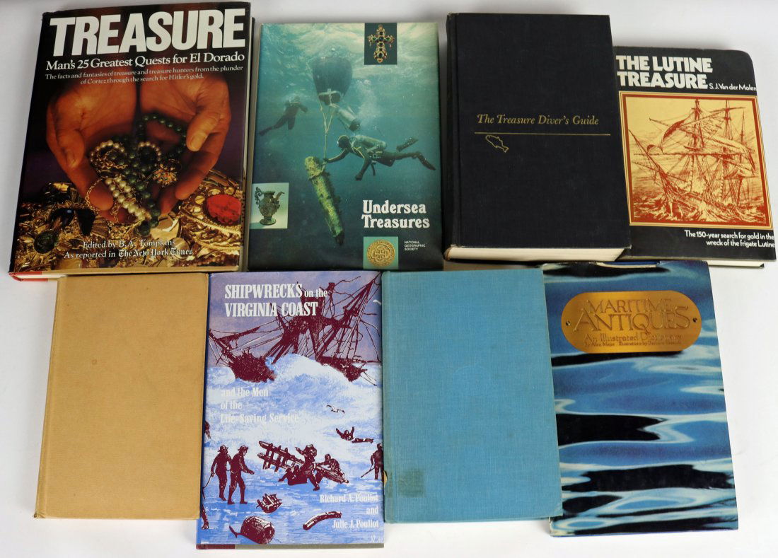 8 Treasure Hunting Books, Collection #2 (1 of 2)