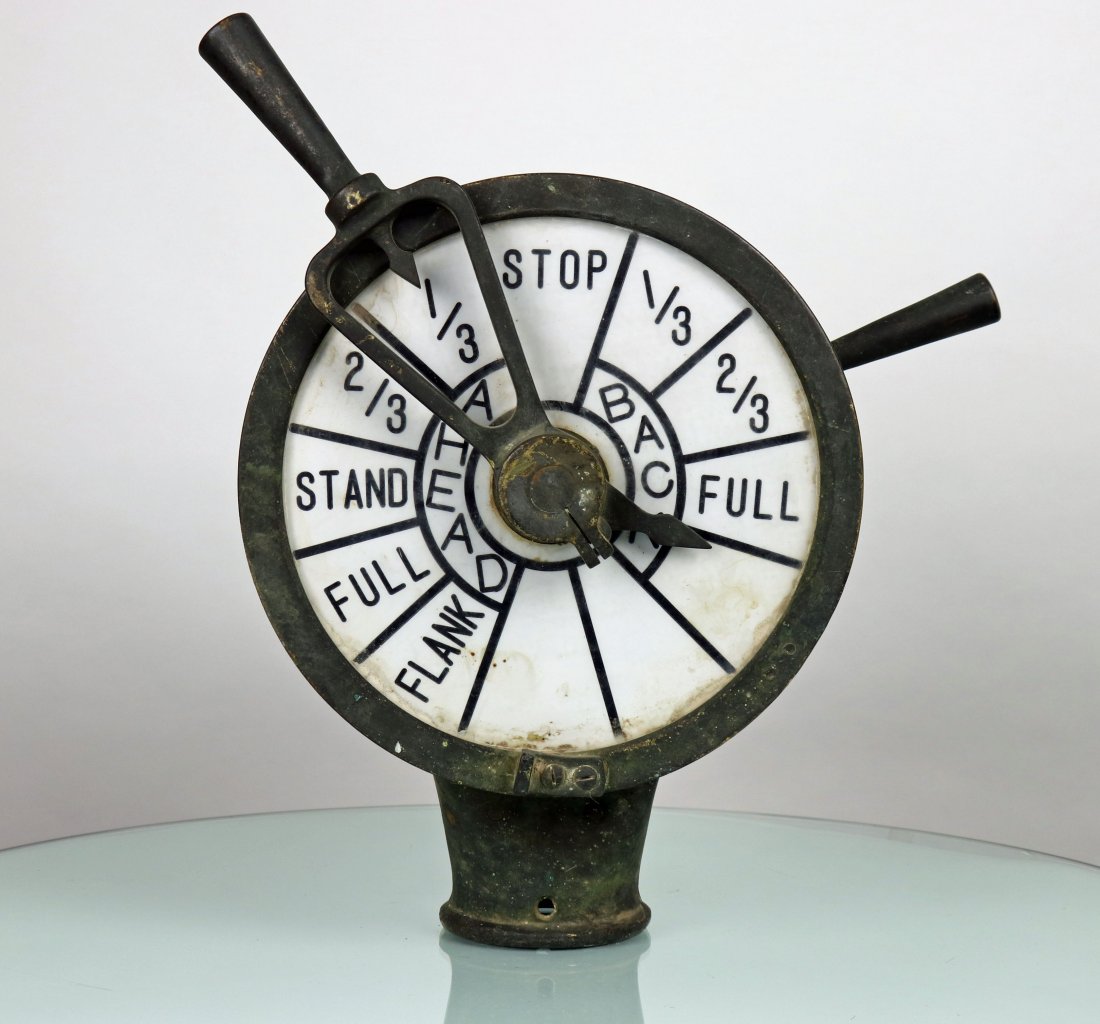 Large United States Navy Ships Telegraph Head (1 of 6)