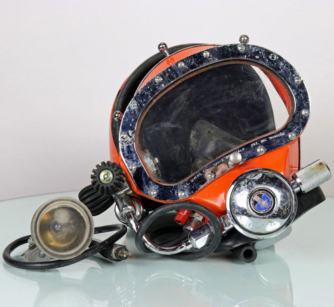 US Divers Kirby Band Mask Helmet Shell and Light (0184) on Jul