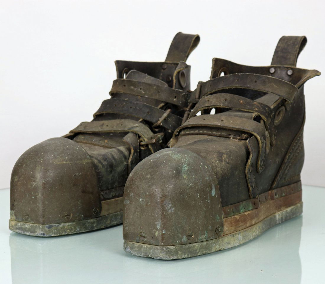 Vintage Morse Leather Standard Pattern Diving Boots (1 of 5)