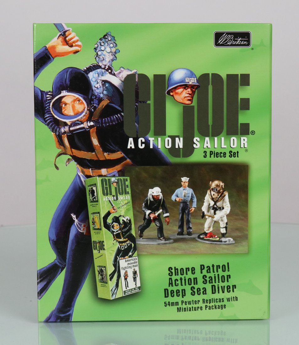 New In Box G.I. Joe Action Sailor w/ Diver 3 Piece Set (1 of 3)