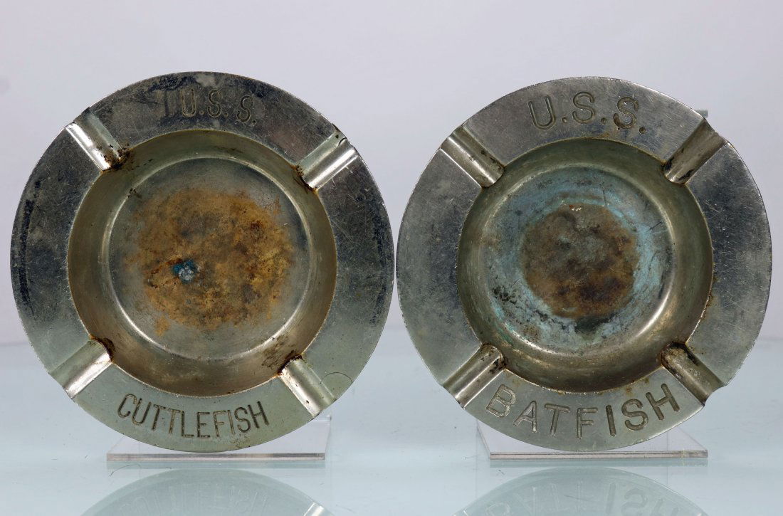 USS Cuttlefish Submarine Officers Ashtray (1 of 2)